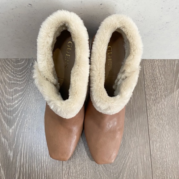 Guess Ivorie Faux-Fur Booties *NWOT* - Picture 7 of 11